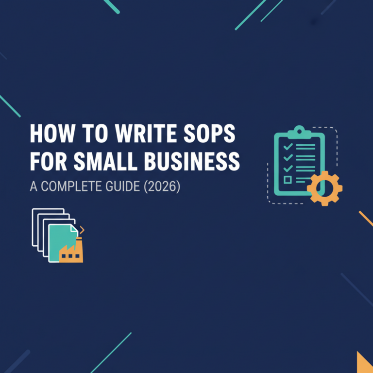 How to Write SOPs for Small Business: A Complete Guide (2026)