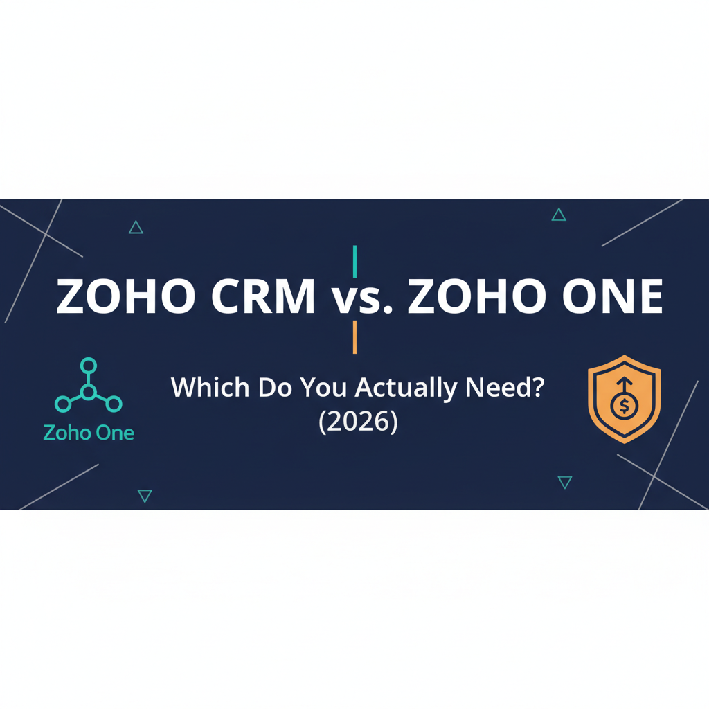 Zoho CRM vs. Zoho One: Which Do You Actually Need? (2026)