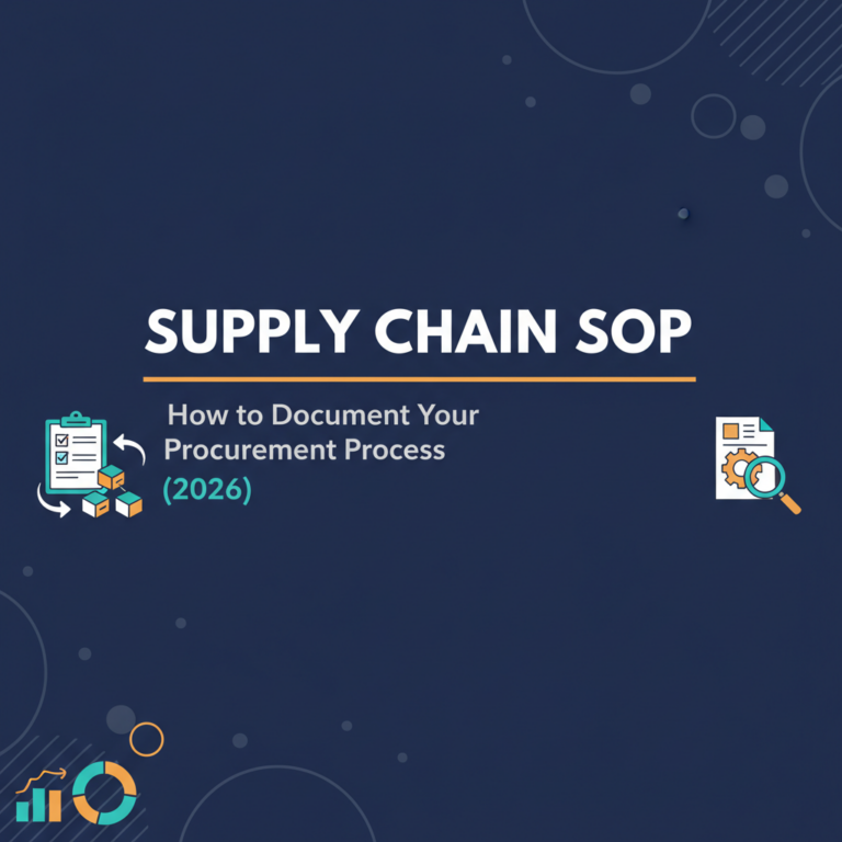 Supply Chain SOP: How to Document Your Procurement Process (2026)