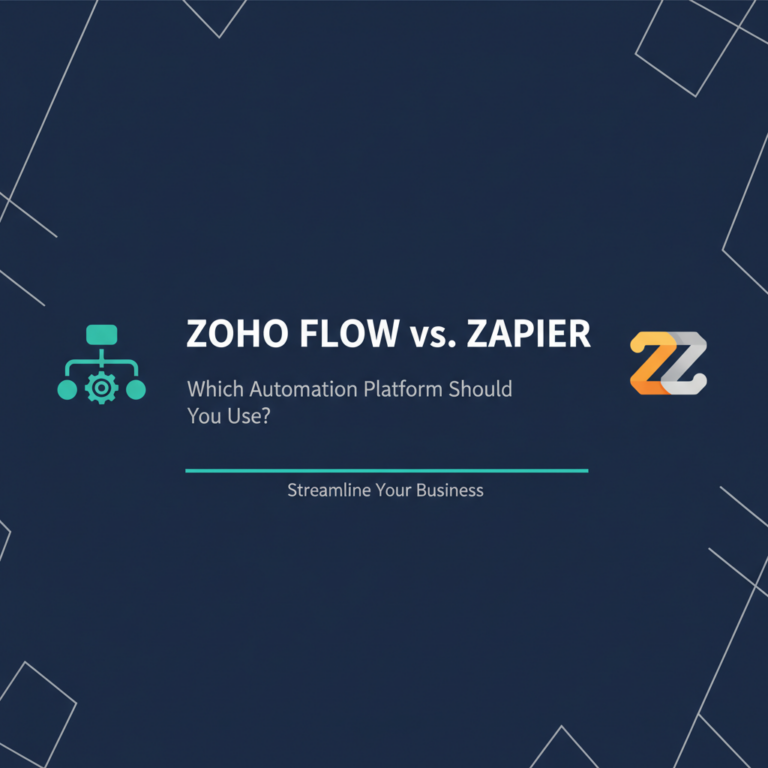 Zoho Flow vs. Zapier: Which Automation Platform Should You Use?