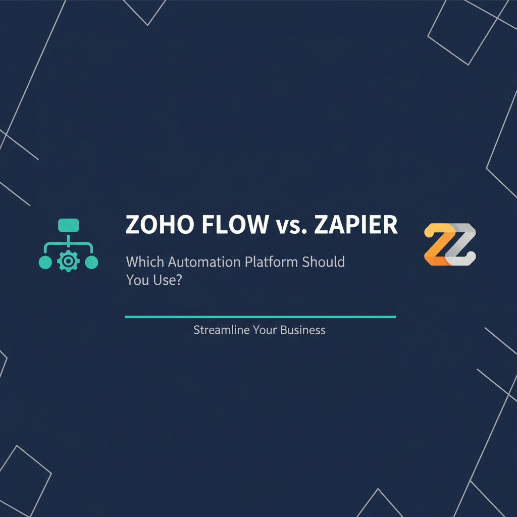 Zoho Flow vs. Zapier: Which Automation Platform Should You Use?