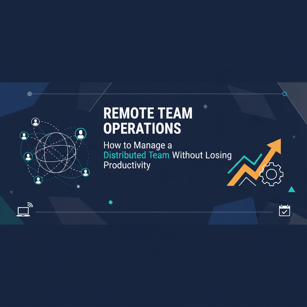 Remote Team Operations: How to Manage a Distributed Team Without Losing Productivity