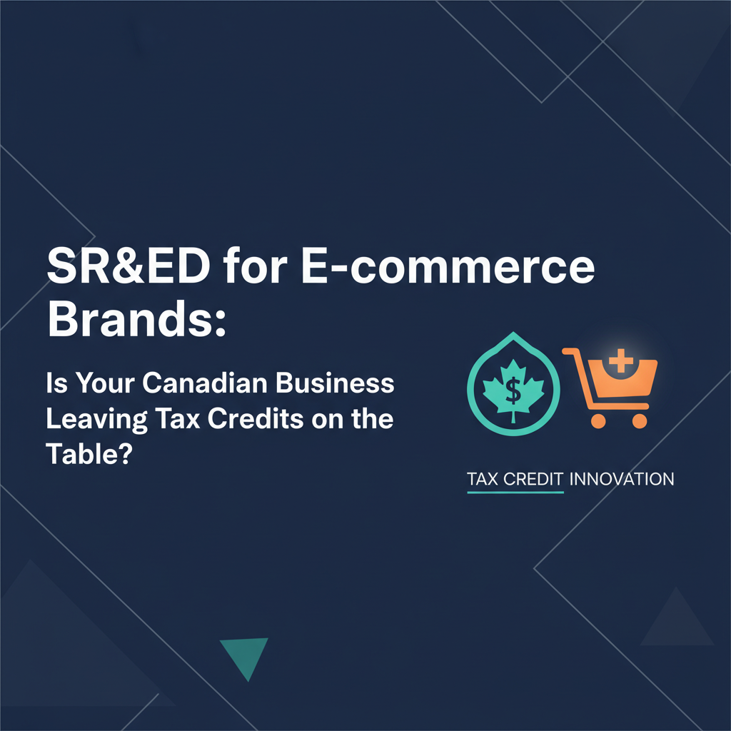 SR&ED for E-commerce Brands: Is Your Canadian Business Leaving Tax Credits on the Table?