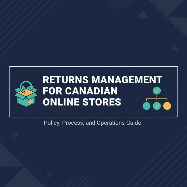 Returns Management for Canadian Online Stores: Policy, Process, and Operations Guide