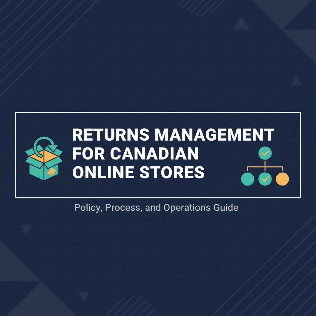 Returns Management for Canadian Online Stores: Policy, Process, and Operations Guide