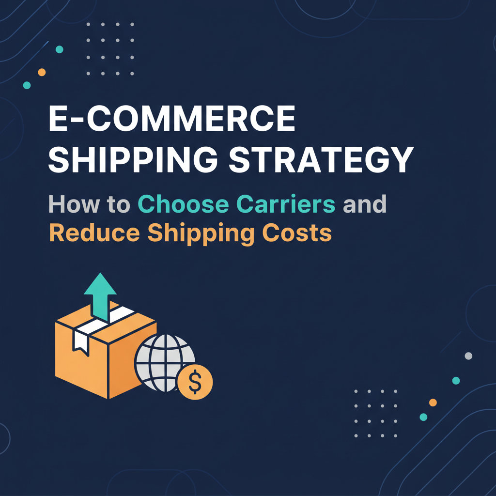 E-commerce Shipping Strategy: How to Choose Carriers and Reduce Shipping Costs