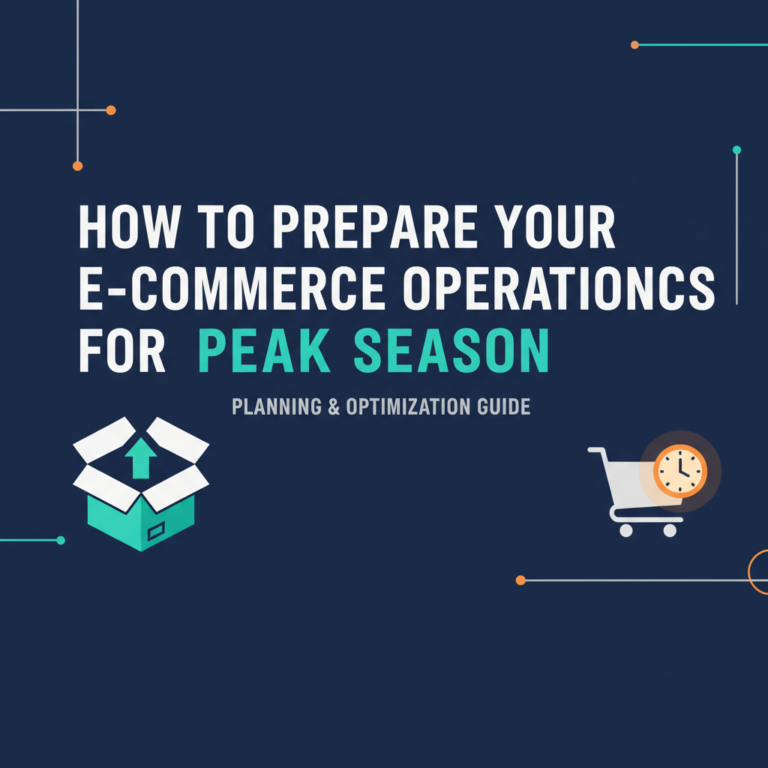 How to Prepare Your E-commerce Operations for Peak Season