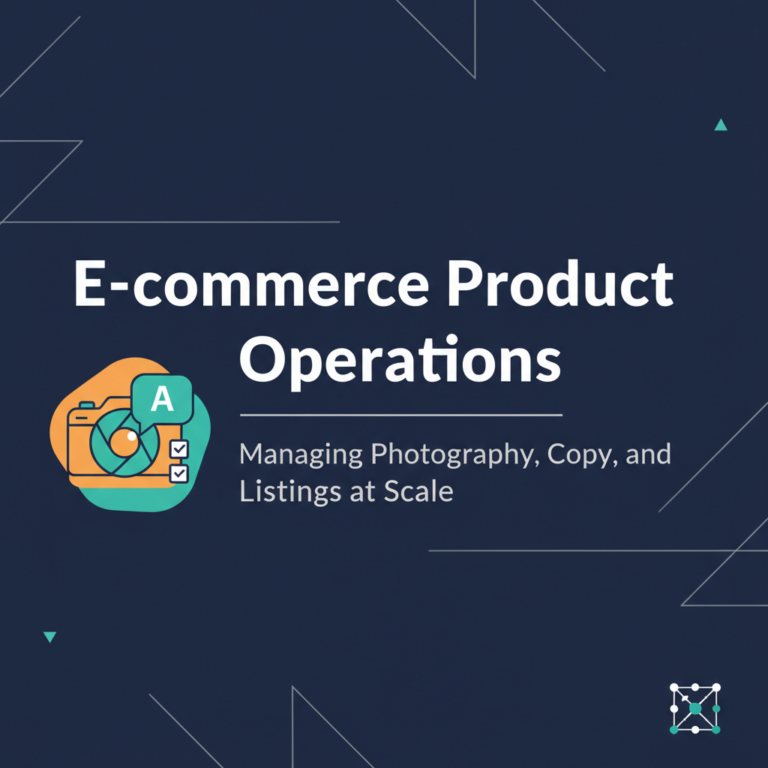 E-commerce Product Content Operations: Managing Photography, Copy, and Listings at Scale