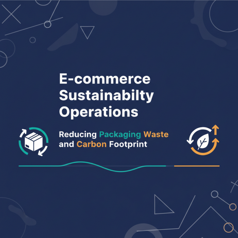 E-commerce Sustainability Operations: Reducing Packaging Waste and Carbon Footprint