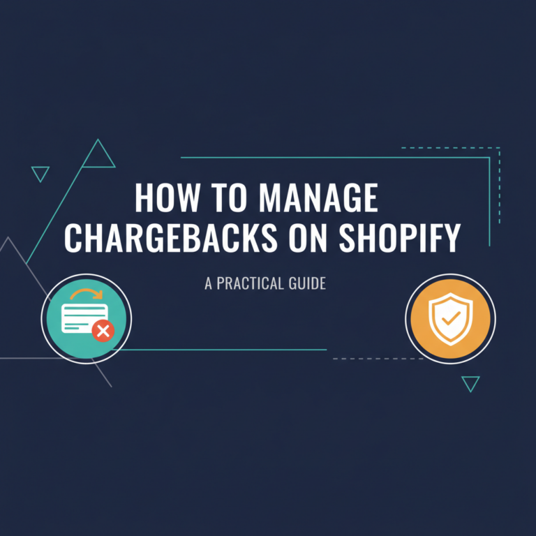 How to Manage Chargebacks on Shopify: A Practical Guide