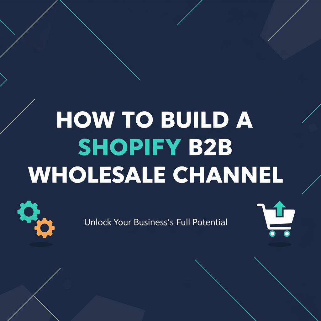 How to Build a Shopify B2B Wholesale Channel
