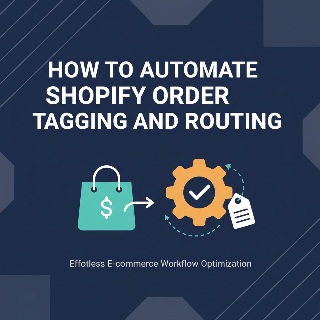 How to Automate Shopify Order Tagging and Routing