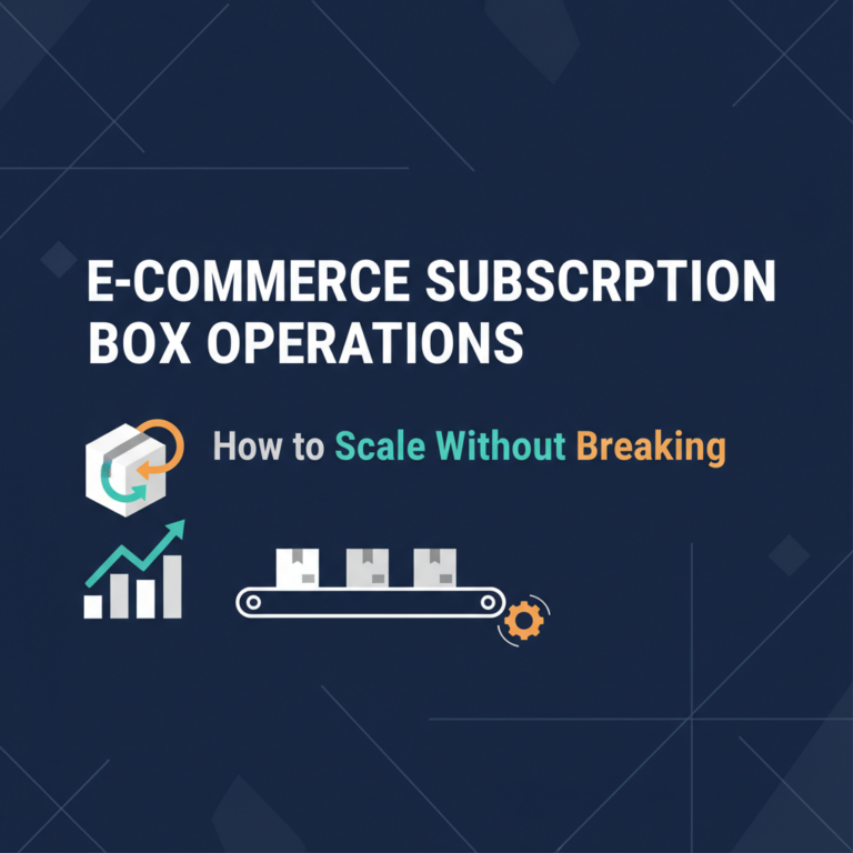 E-commerce Subscription Box Operations: How to Scale Without Breaking