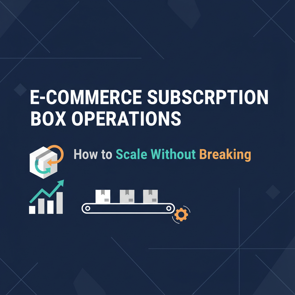 E-commerce Subscription Box Operations: How to Scale Without Breaking