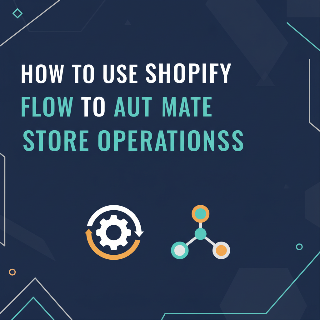 How to Use Shopify Flow to Automate Store Operations