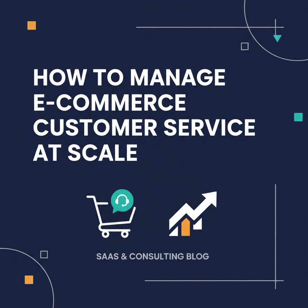 How to Manage E-commerce Customer Service at Scale