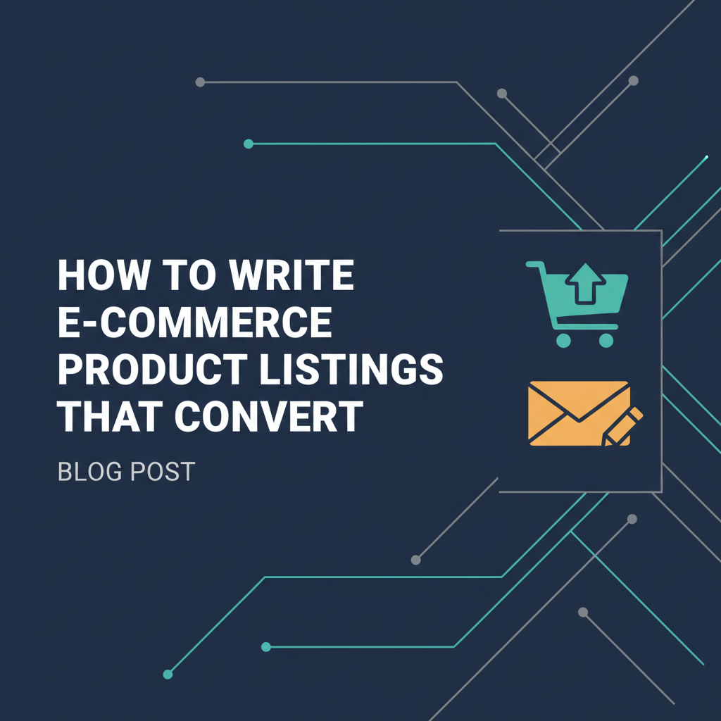 How to Write E-commerce Product Listings That Convert