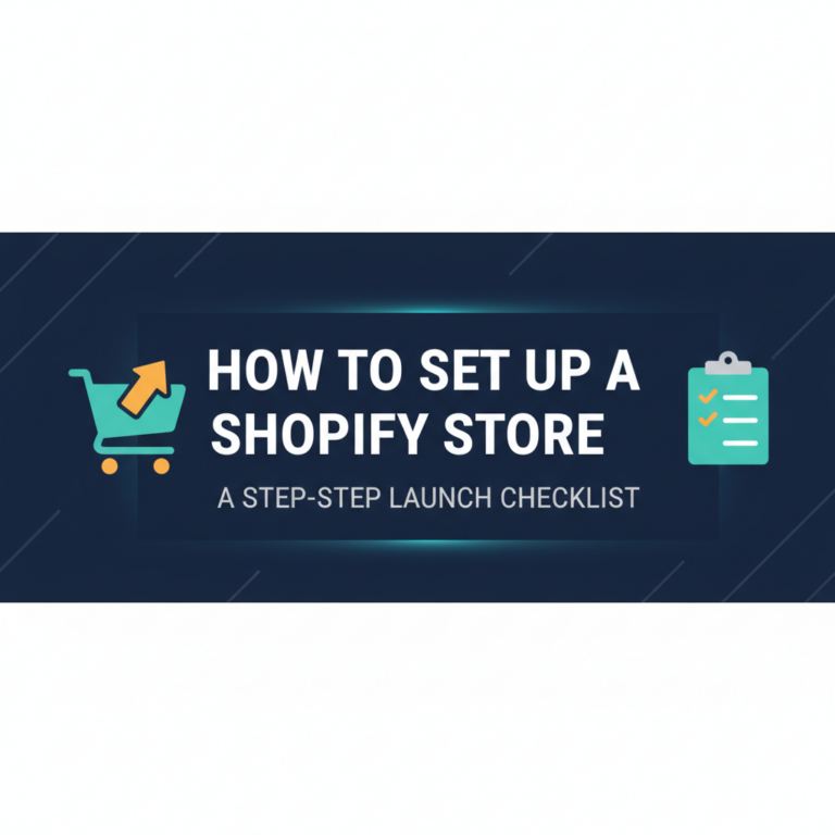 How to Set Up a Shopify Store: A Step-by-Step Launch Checklist
