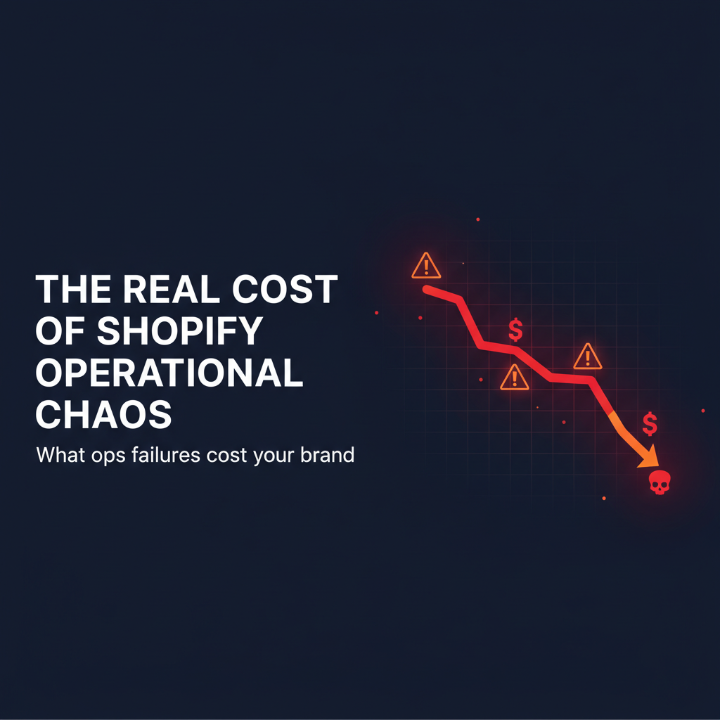 The real cost of operational chaos on Shopify - hero banner