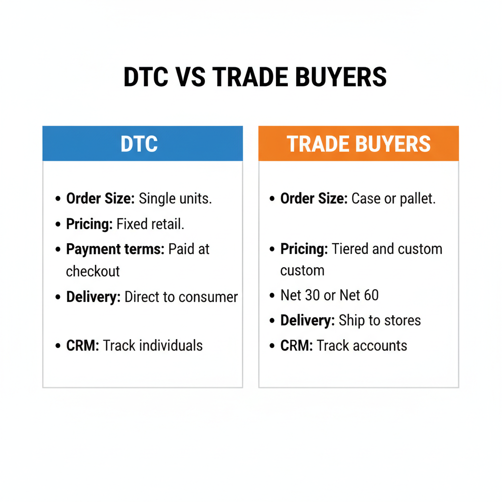 shopify b2b wholesale operations comparison