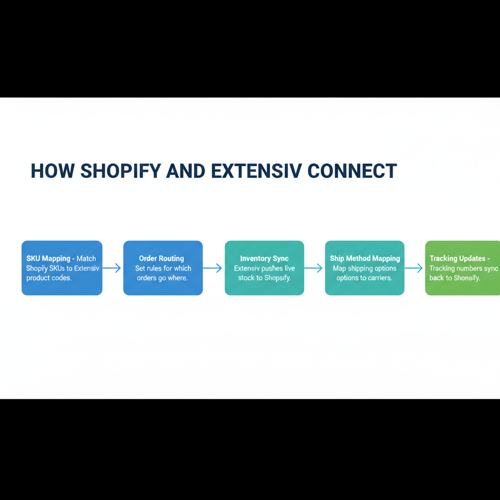 shopify extensiv integration flow