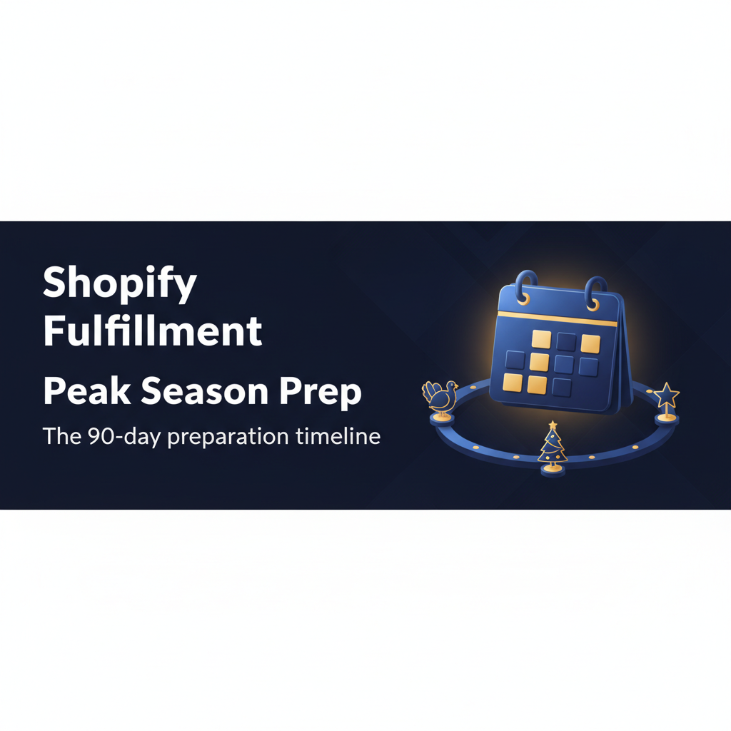 Shopify fulfillment during peak season - hero banner