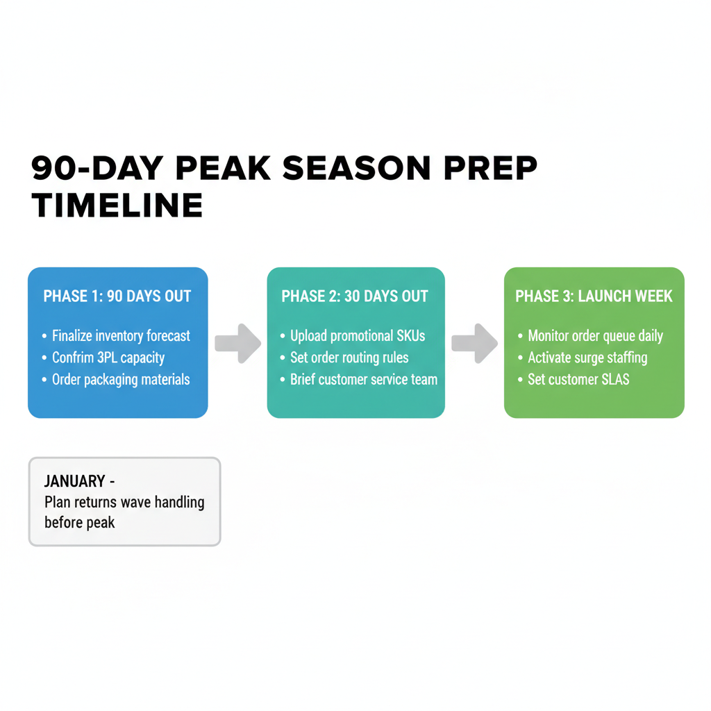 shopify fulfillment peak season timeline