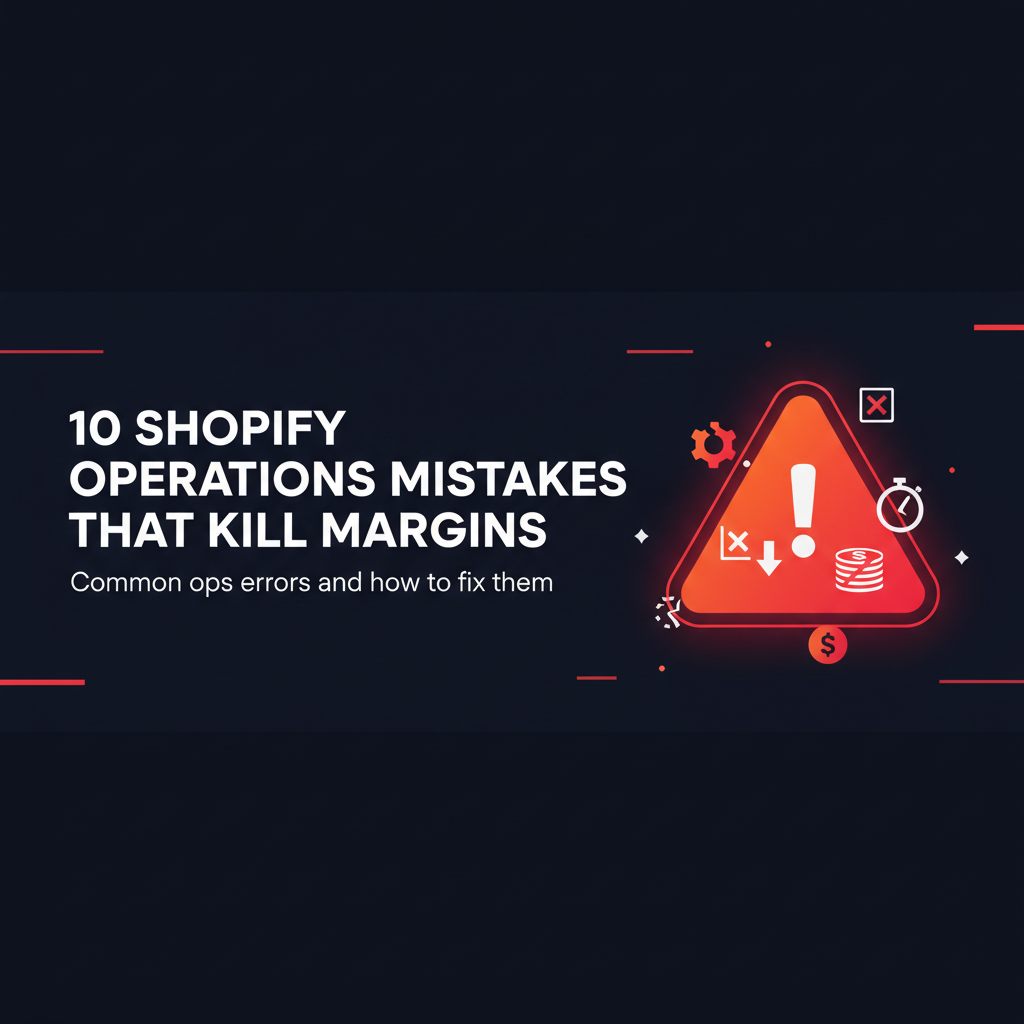 10 Shopify operations mistakes that kill margins - hero banner