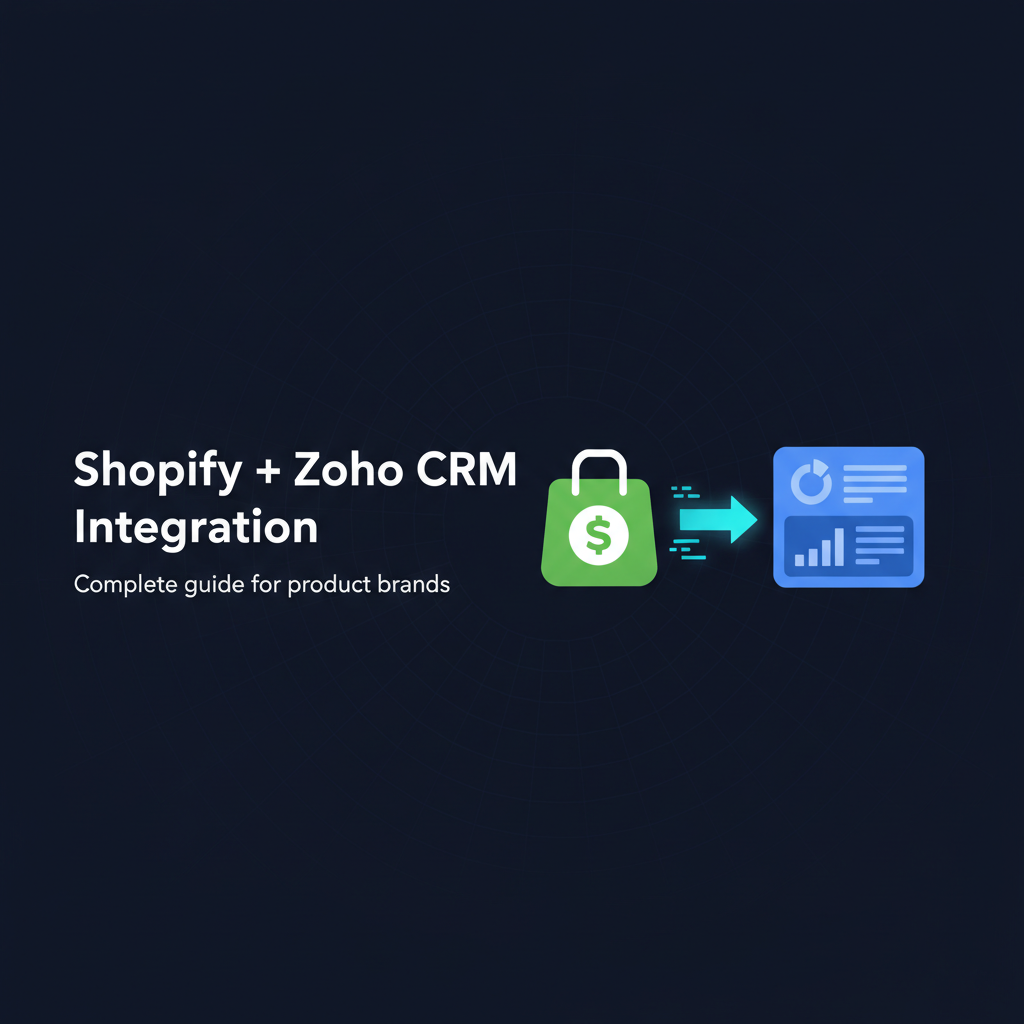 Shopify + Zoho CRM integration guide