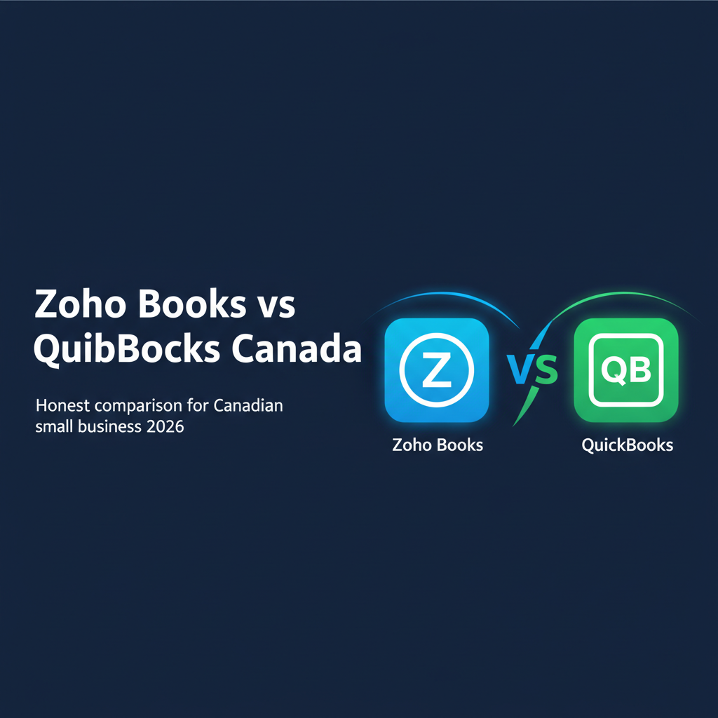 Zoho Books vs QuickBooks Canada hero banner