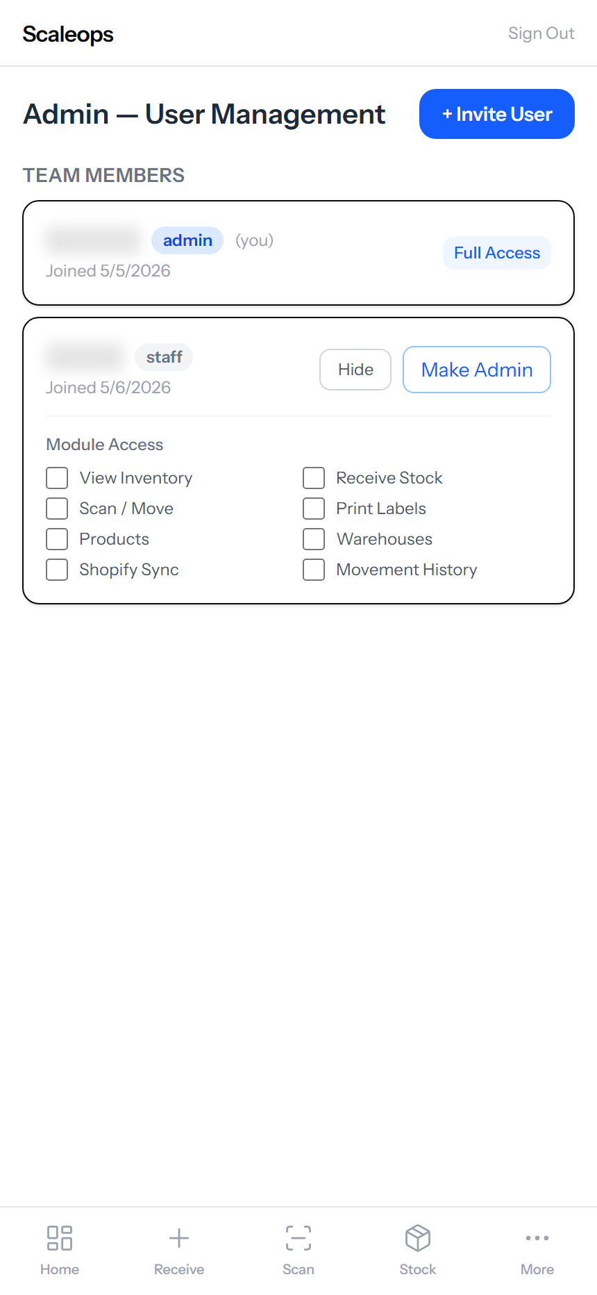 Per-Module Permissions